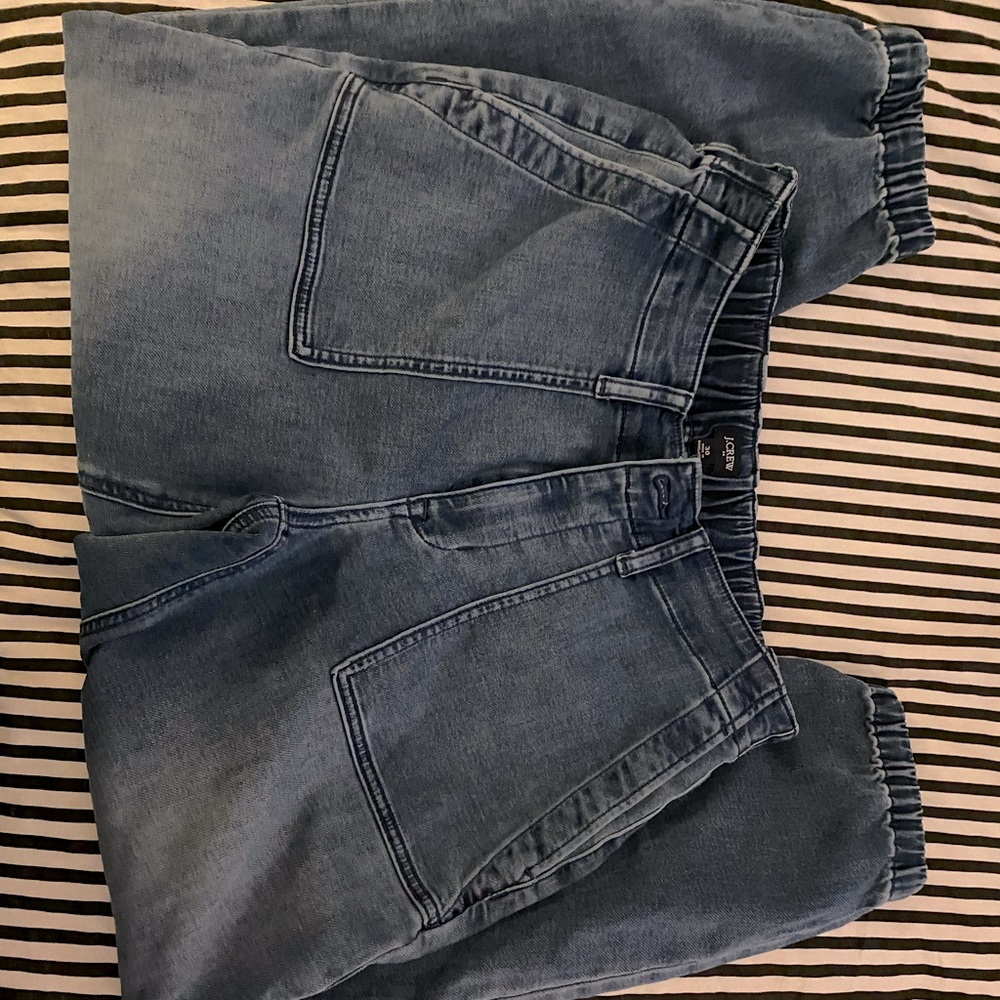 JCrew denim joggers